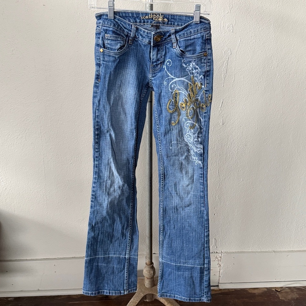 South Pole Y2K Jeans Juniors Girls Size 1 - Picture 4 of 4